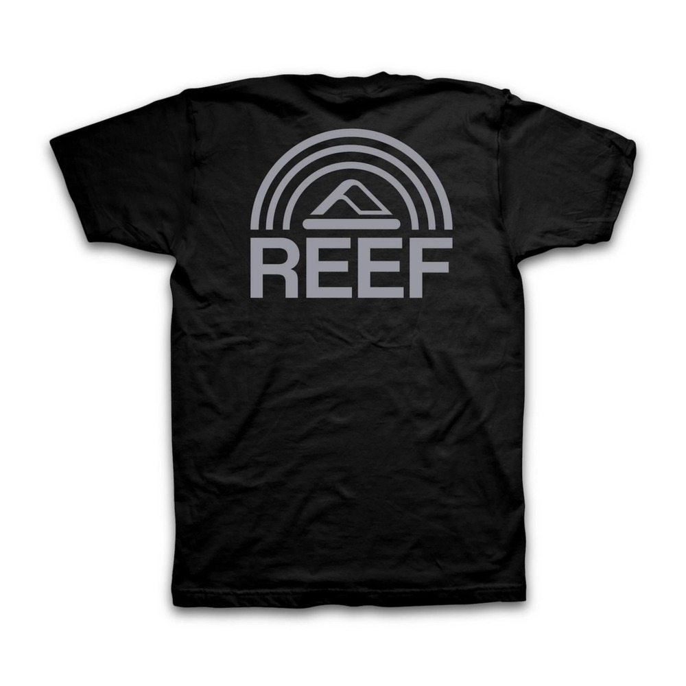 REEF Men's XL ELIAS Black Short Sleeve T-Shirt NEW